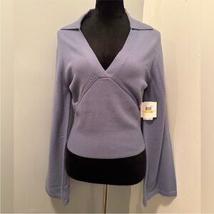 NWT Laundry by Shelli Segal Dusk Blue Sweater, Size M